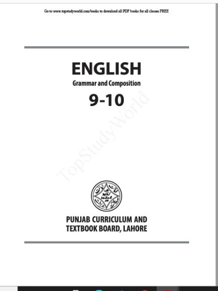 English Grammar And Composition 9 And 10 Pdf Free Download BooksFree