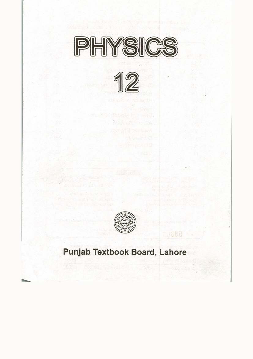 Physics 12 Pdf Free Download - BooksFree