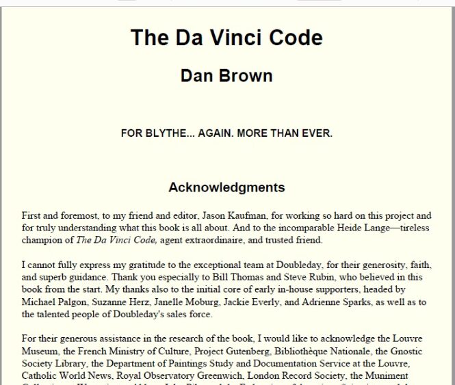 da vinci code illustrated edition pdf download