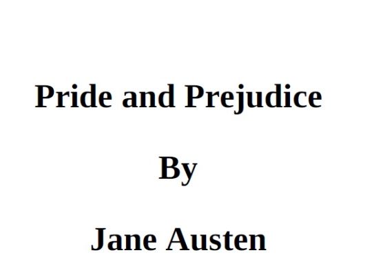 Pride and Prejudice pdf free download - BooksFree