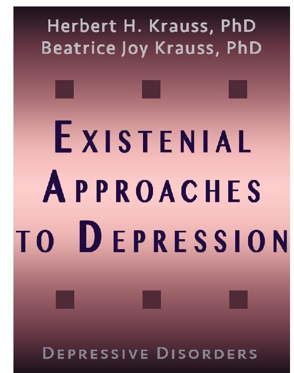 Existential Approaches To Depression Pdf Free Download - BooksFree