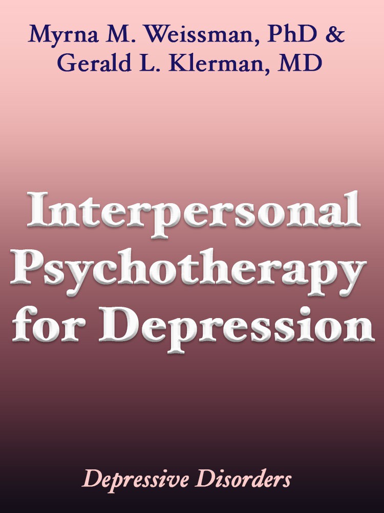 Interpersonal Psychotherapy for Depression pdf free download - BooksFree