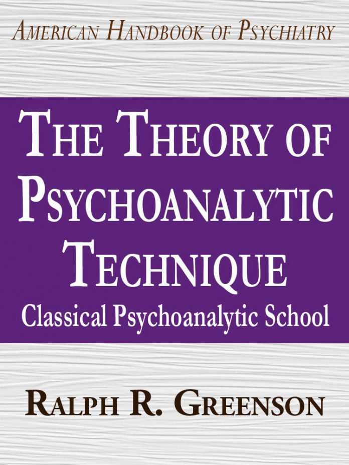 The Theory of Psychoanalytic Technique pdf BooksFree