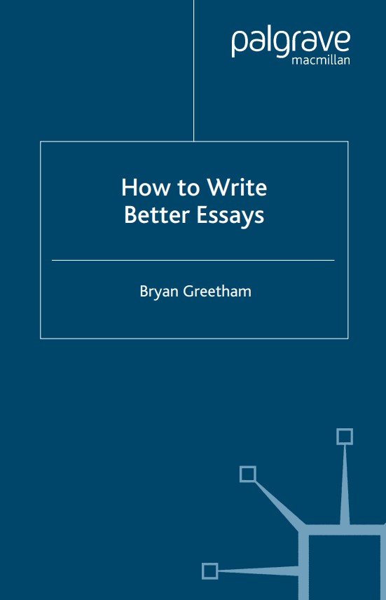 how to write a good essay pdf books