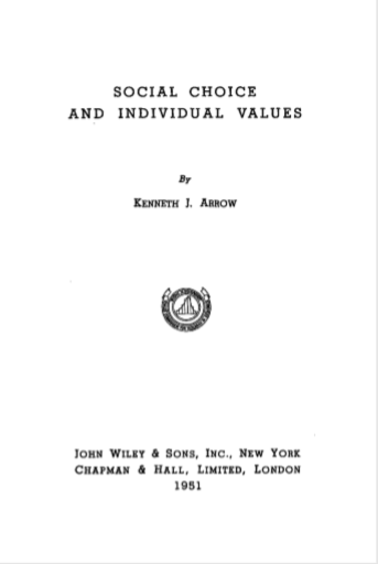 Social choice and individual values by Kenneth J Arrow pdf free ...