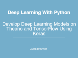 Deep learning with python best sale jason brownlee