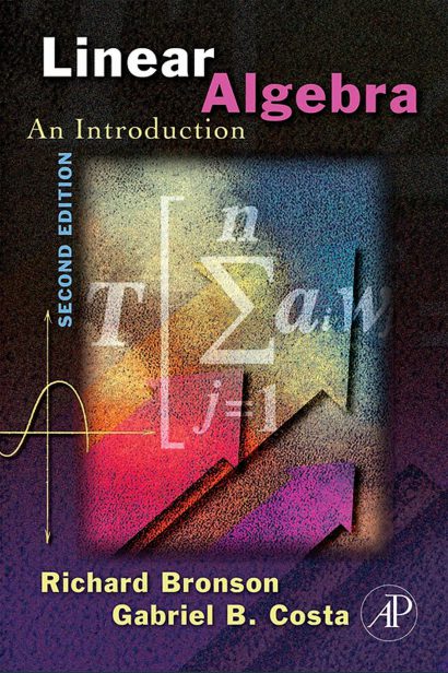 Linear Algebra An Introduction 2nd Edition by Richard Bronson and ...