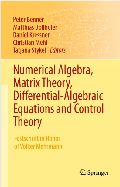 Numerical Algebra Matrix Theory Differential-Algebraic Equations and ...