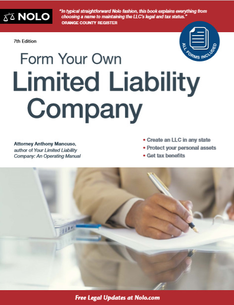 Form Your Own Limited Liability Company 7th Edition by Attorney Anthony ...