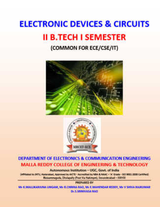 Electronic Devices And Circuits II B Tech Pdf Free Download - BooksFree