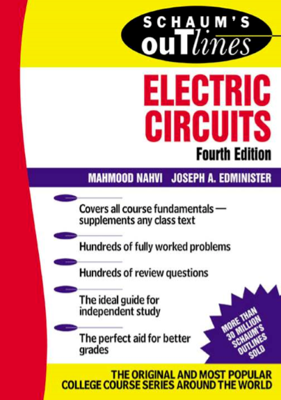 Schaums Outline Of Theory And Problems Of Electric Circuits 4th Edition ...