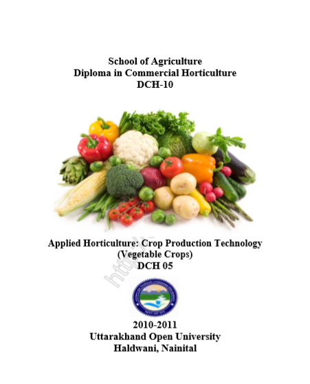 Applied Horticulture Crop Production Technology Pdf Free Download ...