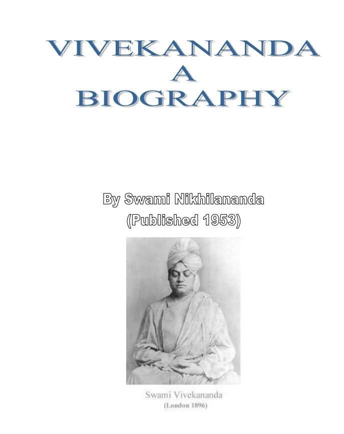 vivekananda a biography pdf