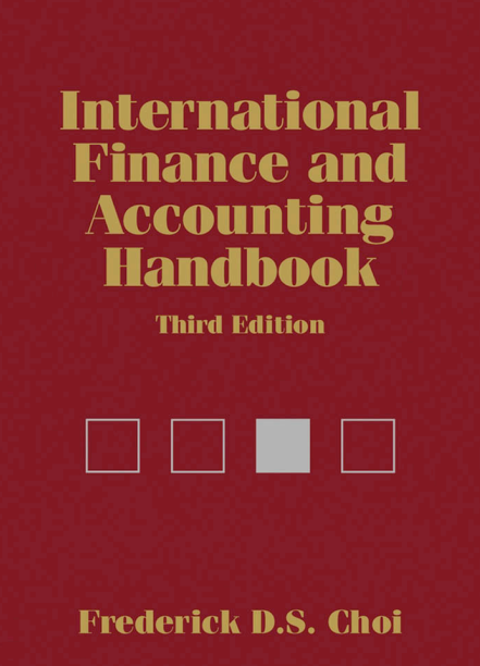 International Finance And Accounting Handbook 3rd Edition By Frederick ...