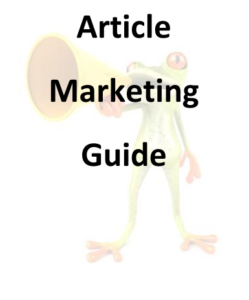 Article Marketing Guide pdf free download