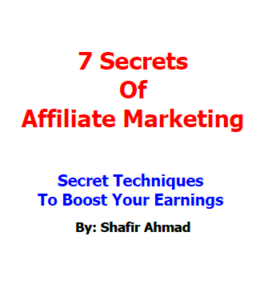 7 Secrets Of Affiliate Marketing pdf free download